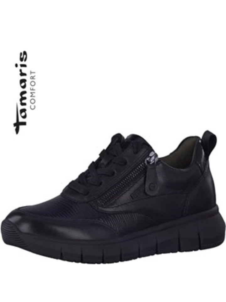 Schnürschuh in schwarz