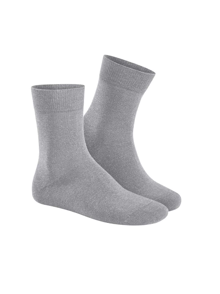 Socken Relax Cotton weich in silber