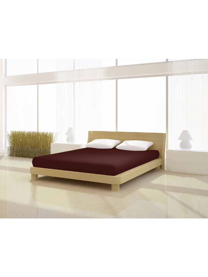 Spannbetttuch Elastan classic 90-100 x 200-220 cm in schoko
