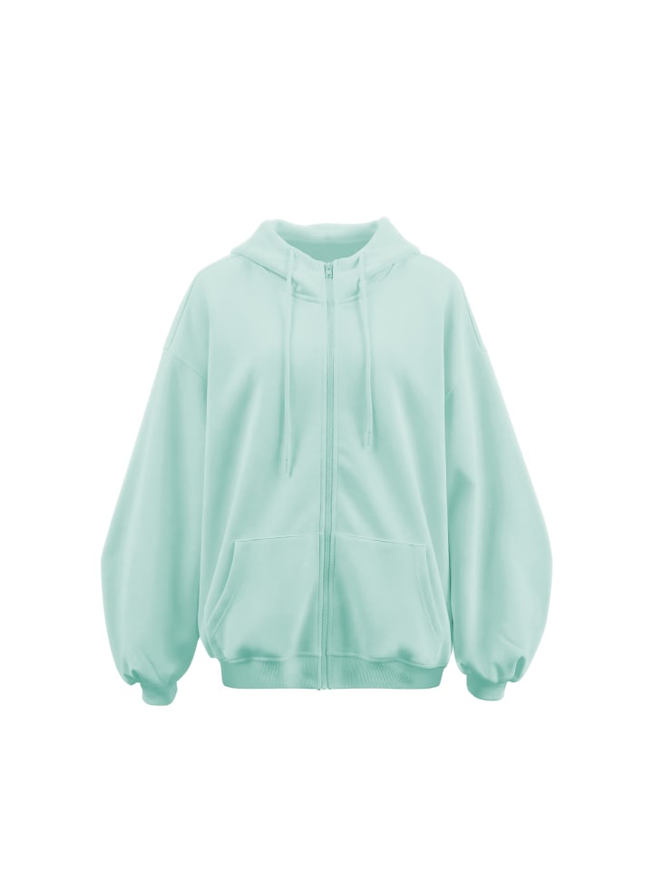Women Hoodie in Aqua