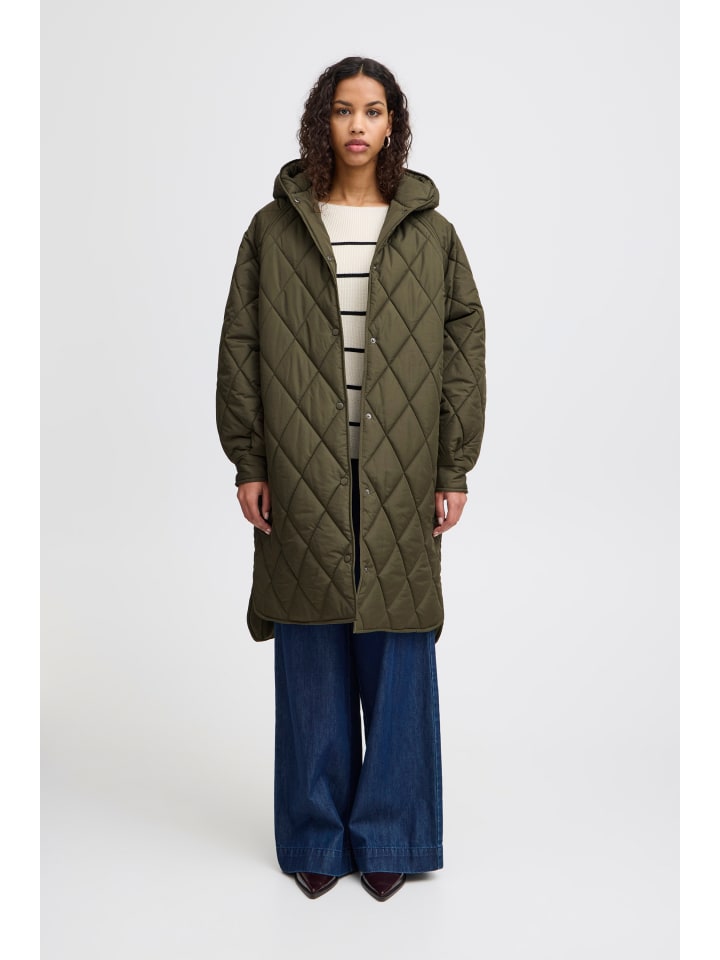 Jacke IHHANSA Loose fit in Forest Night
