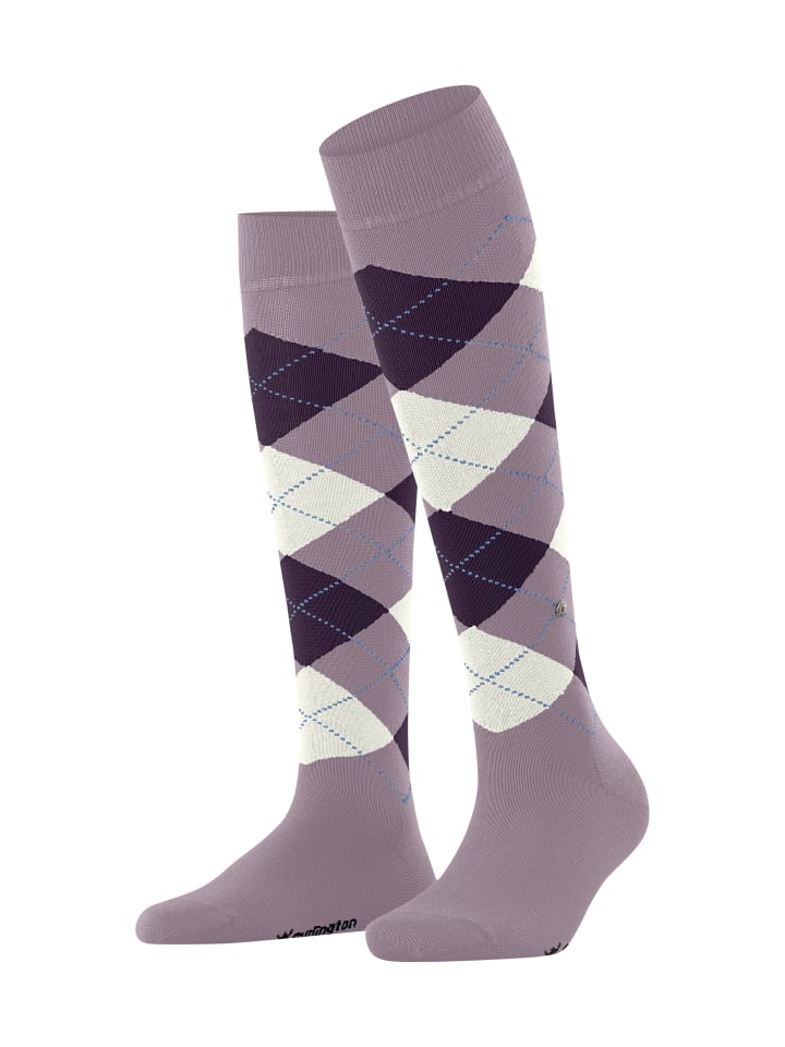 Marylebone Kniestrumpf in Dusty lila