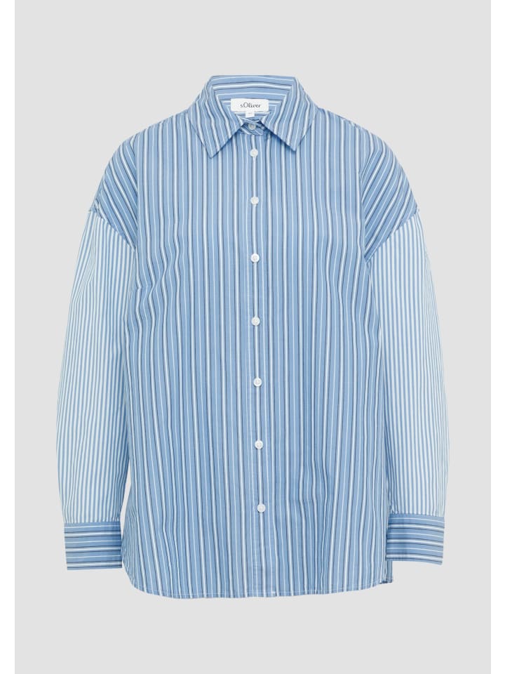 Bluse in 55G6_royalblau