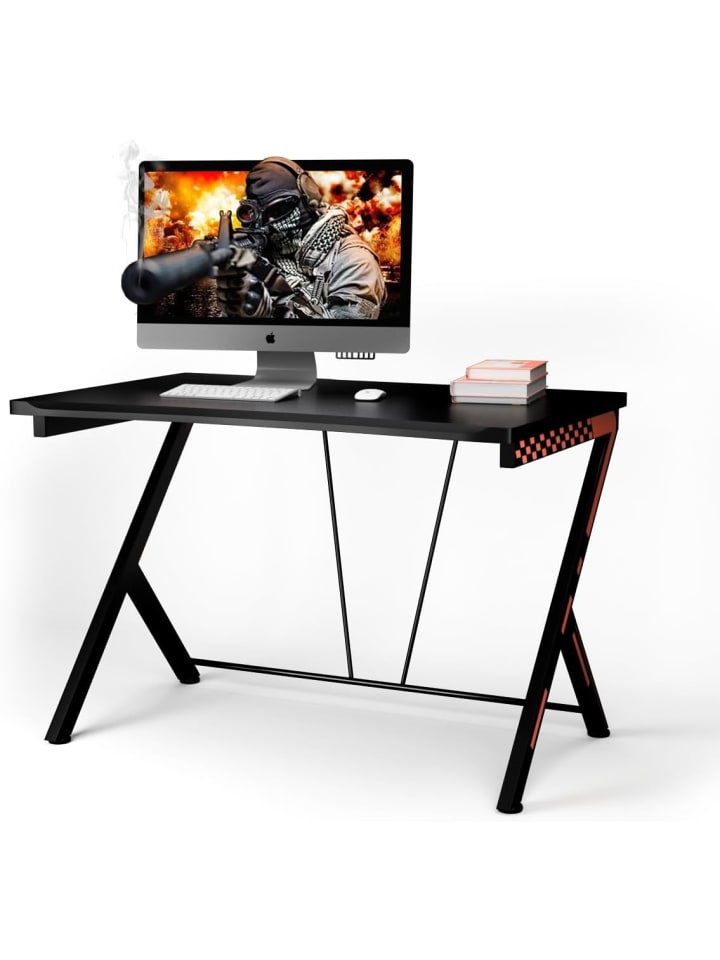 Schreibtisch in Schwarz