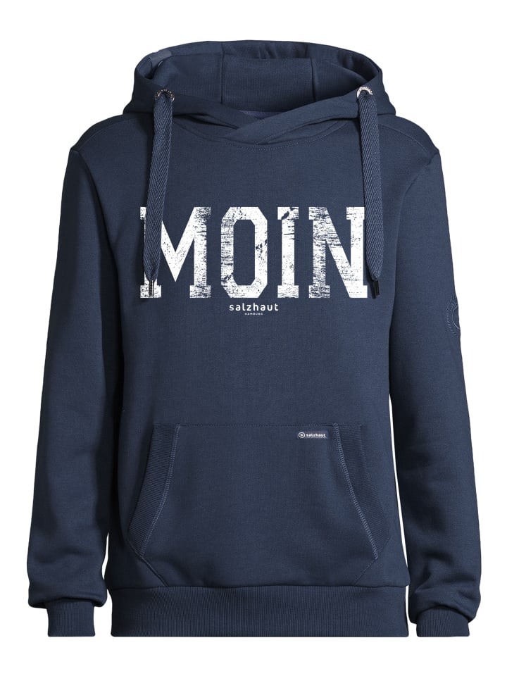 Hoodie HEFF - MOIN Navy - White
