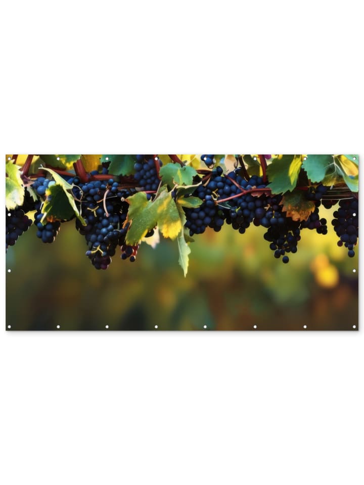 Balkonsichtschutz Weinrot