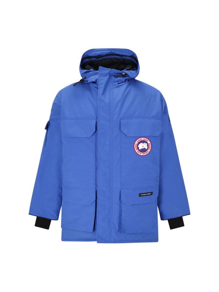 Königsblau Stilvoll Expedition Jacke