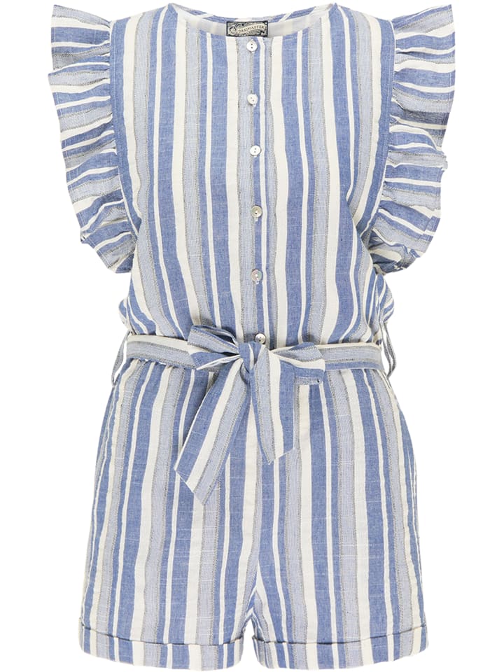 Damen Jumper in Blau Gestreift