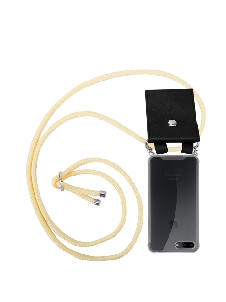 Handykette für Apple iPhone 7 PLUS / 7S PLUS / 8 PLUS Hülle in CREME BEIGE