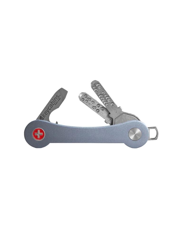 Schlüsselhalter Aluminium in grey