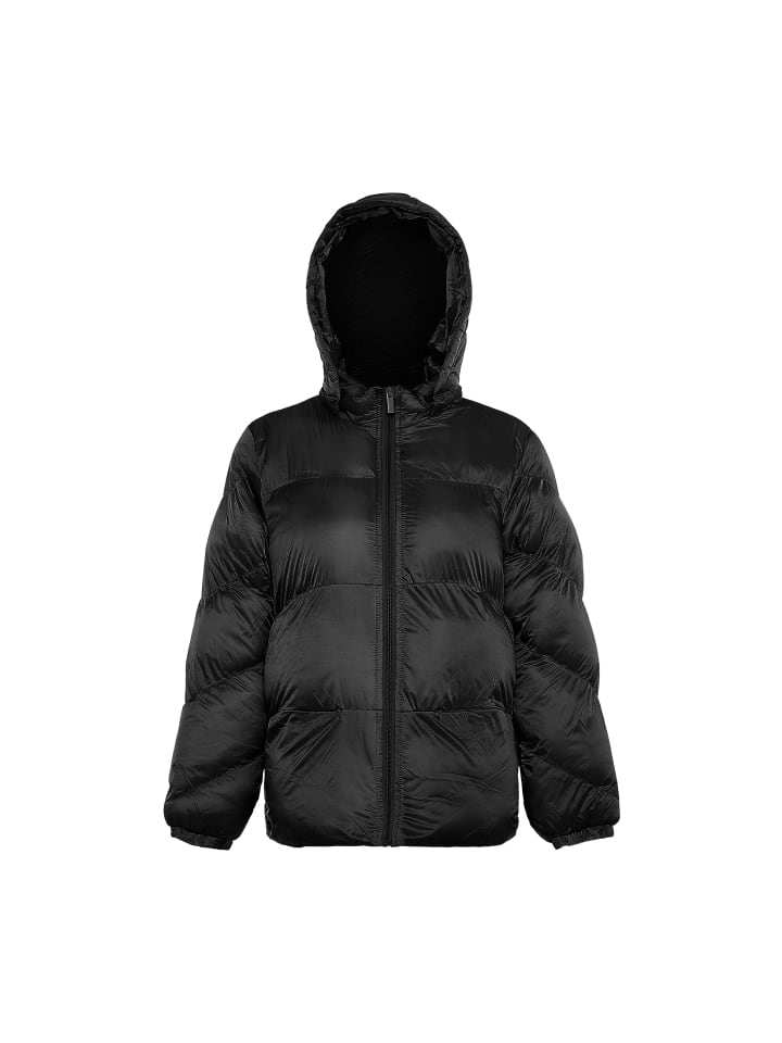 Damen Wattierte Steppjacke in Schwarz