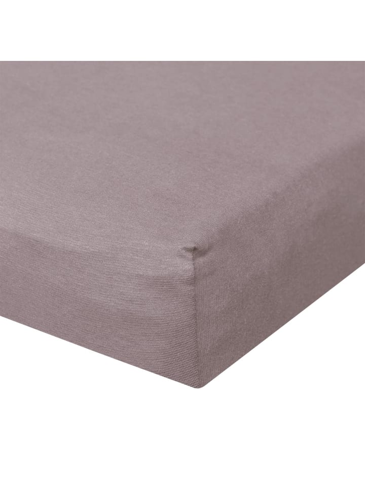 Spannbettlaken Ultra-Stretch in aubergine