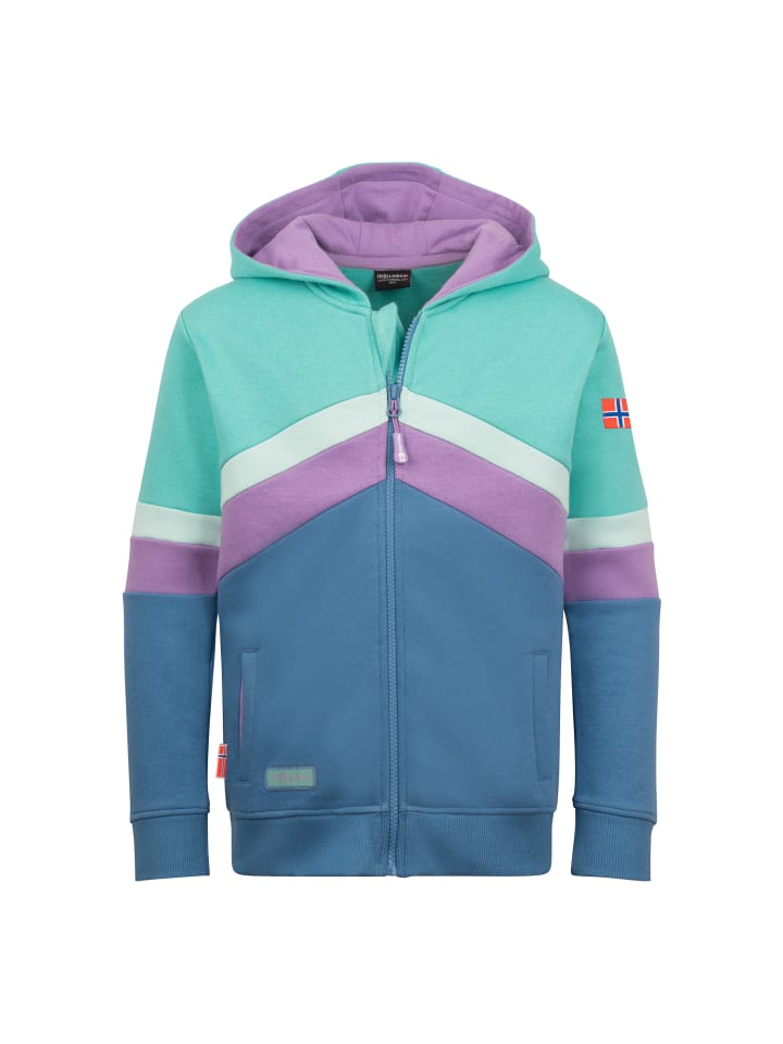 Sweatjacke Flekkefjord in aquamarine