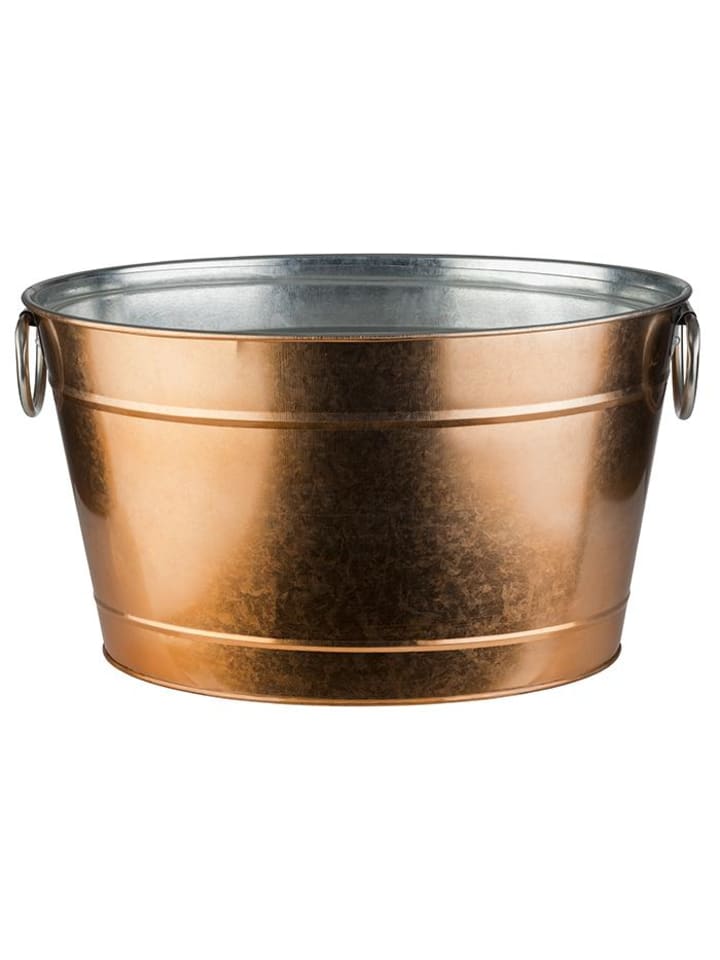 Getränkewanne "TIN" in Kupfer 40 x 28 cm, H: 22 cm