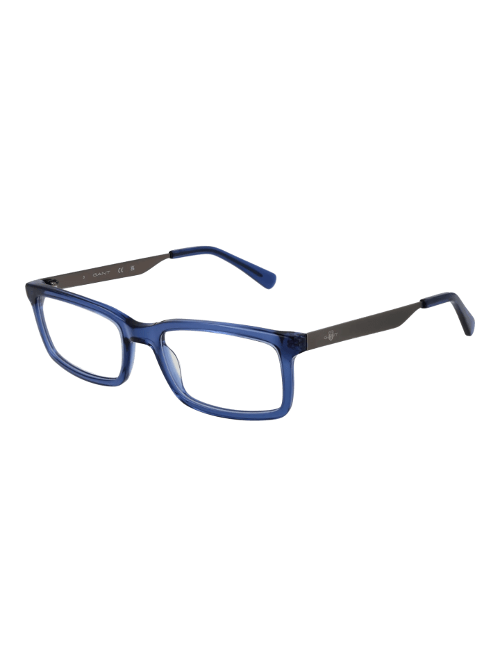 Herren Optische Fassungen Rechteck Blau