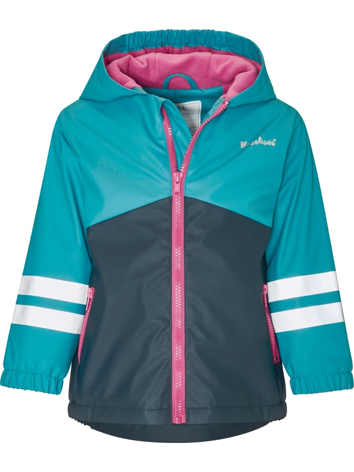 Regenjacke Fleece-Futter in marine