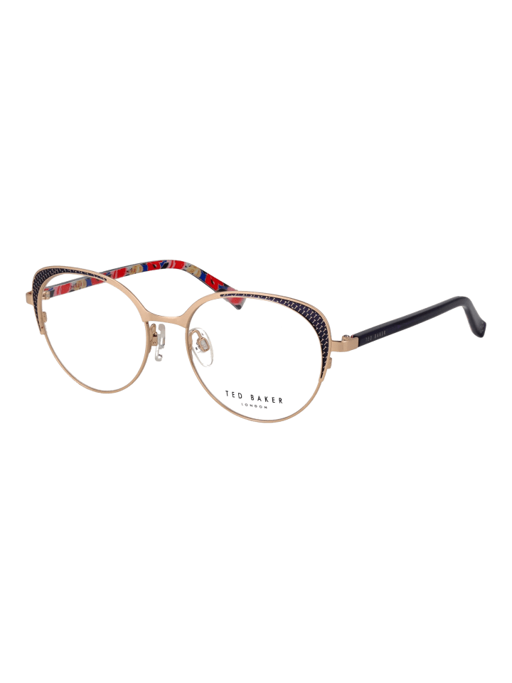 Damen Optische Fassungen Browline Gold