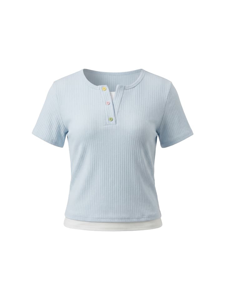 Women T-Shirt in Light Blue