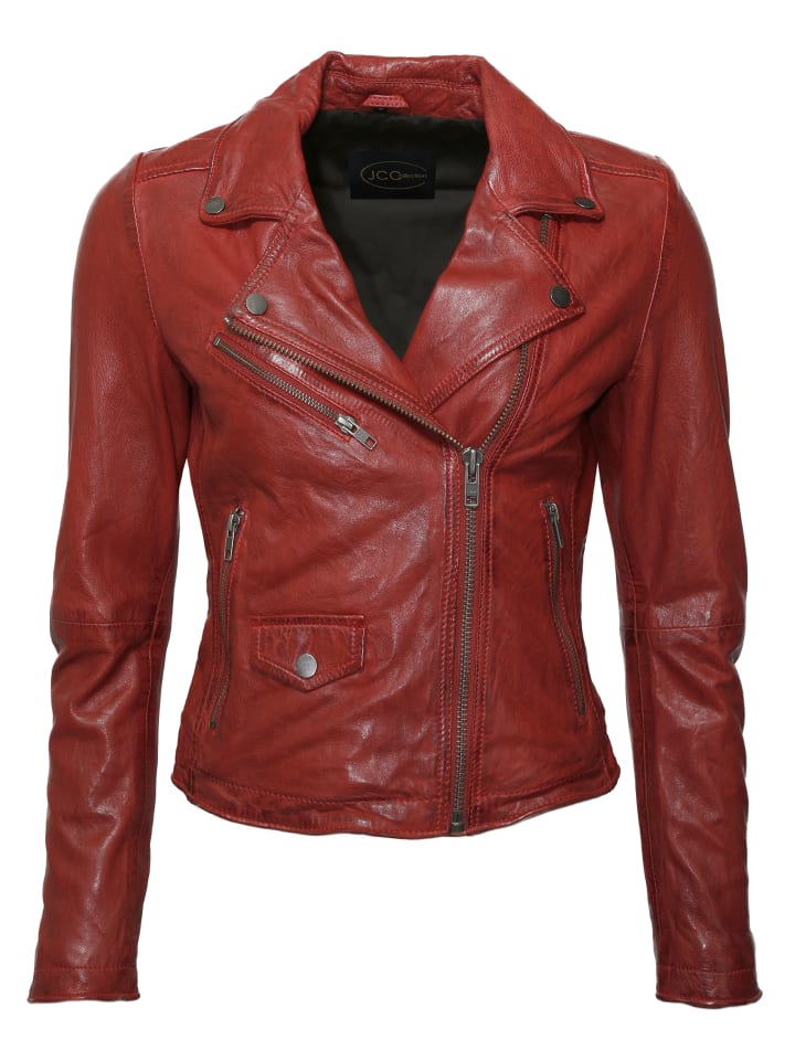Lederjacke 8007 in rot