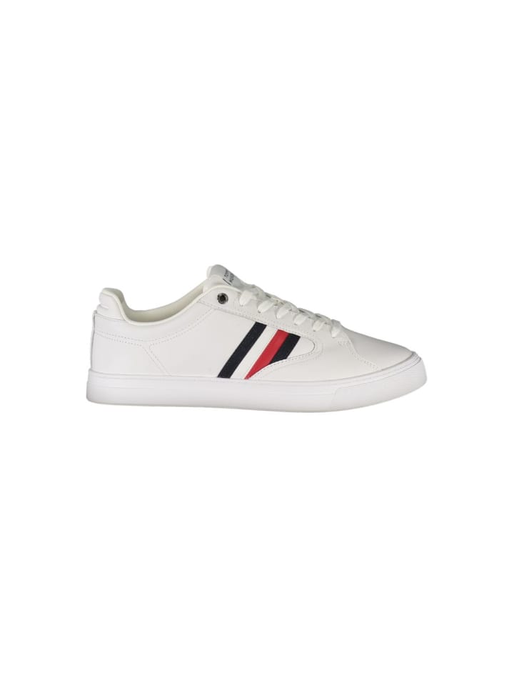 Weiß Leder Herren Sneaker