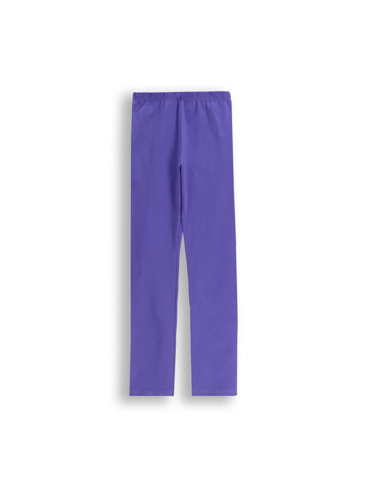 Leggings mit langem Hosenbein in violett