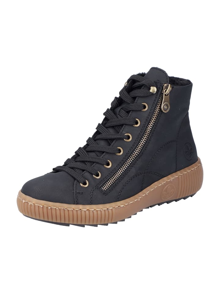 Komfort Stiefeletten in Schwarz