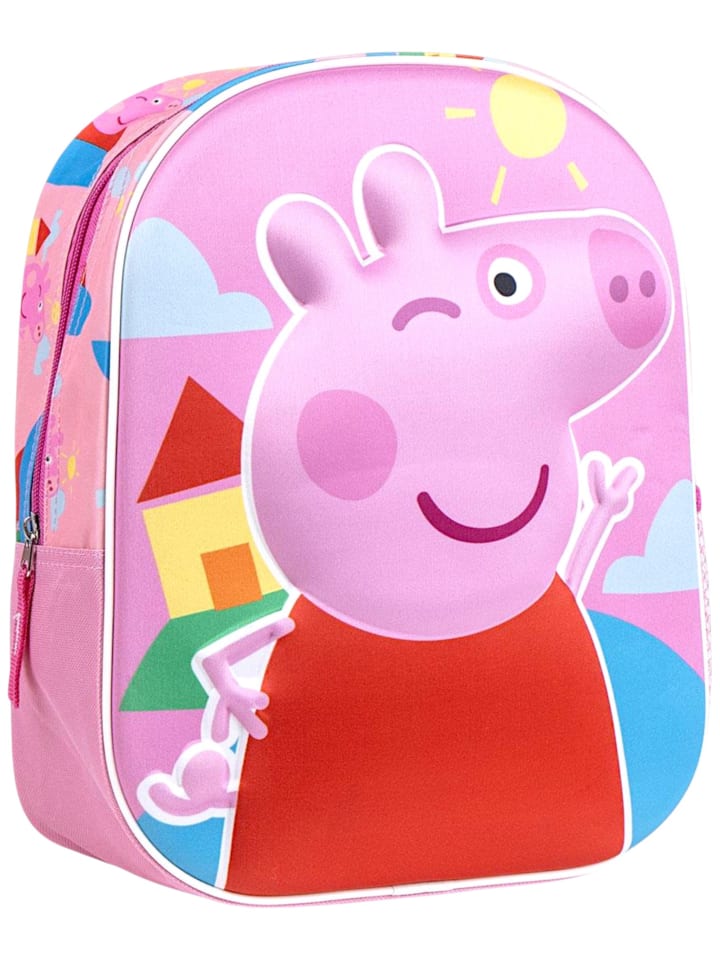 Kinderrucksack Peppa Pig 3D (H) 31 cm in Rosa