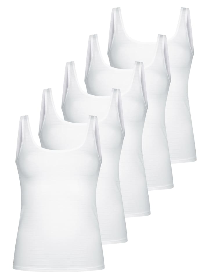 Unterhemd / Top Cotton & More in Weiß