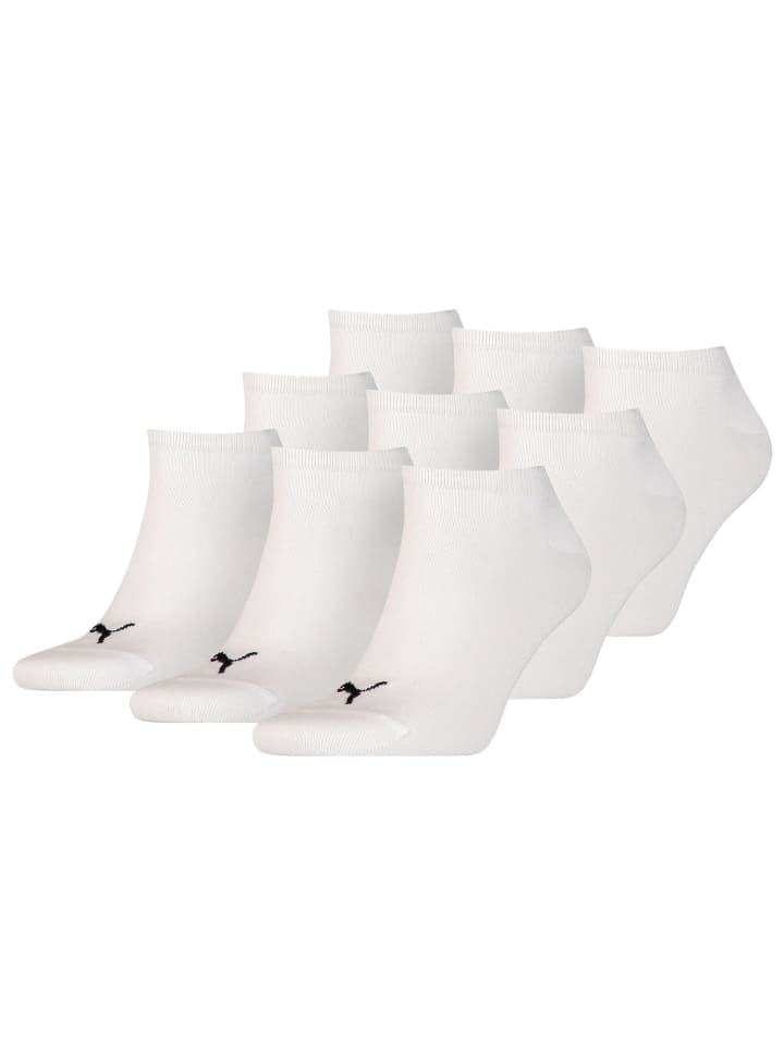 Socken PUMA UNISEX SNEAKER PLAIN 9P in 300 - white