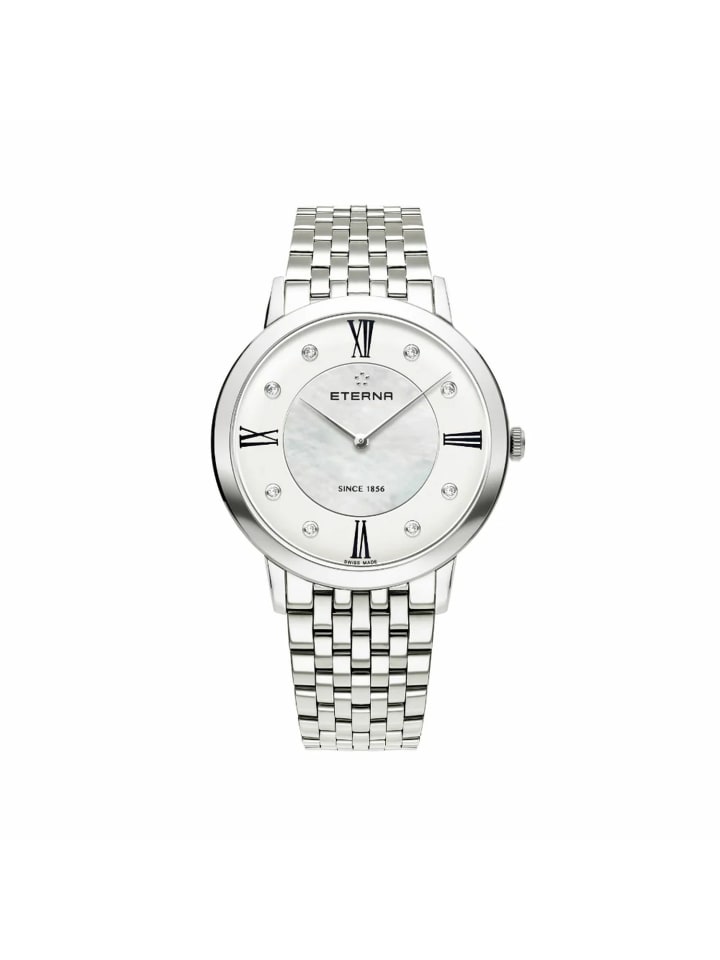 Quarzuhr für Damen in silber