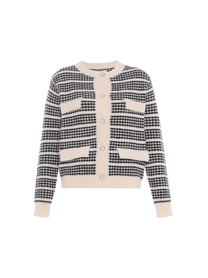 Damen Strickjacke in WOLLWEISS