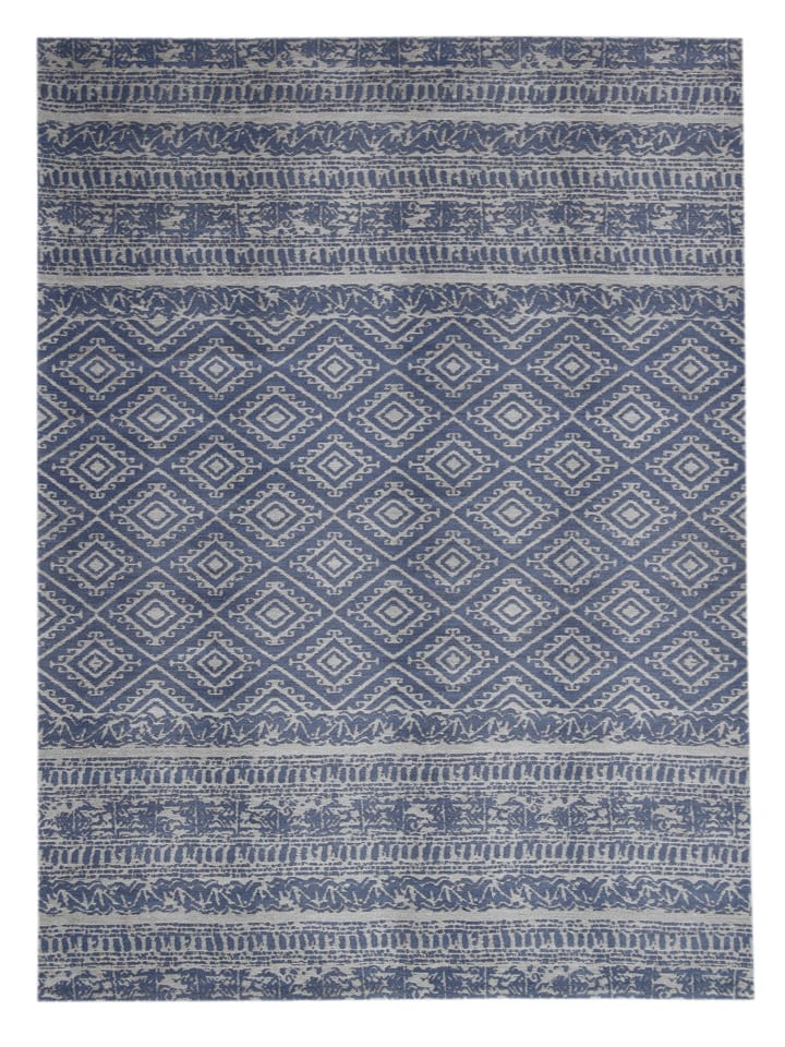 Wohnzimmer Teppich – Kurzflorteppich Sunny 110 in hellblau - rechteckig