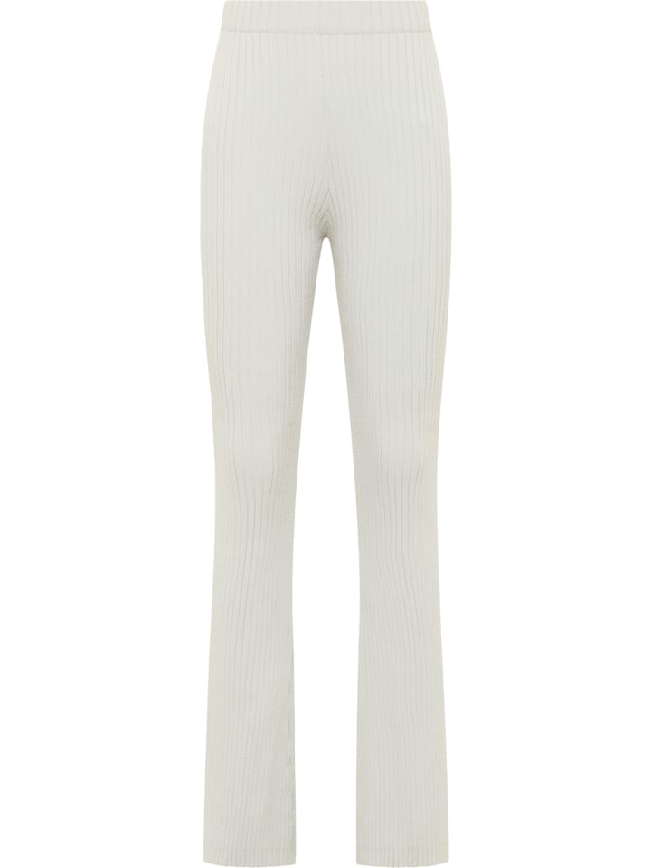 Damen Strickhose in Hellgrau
