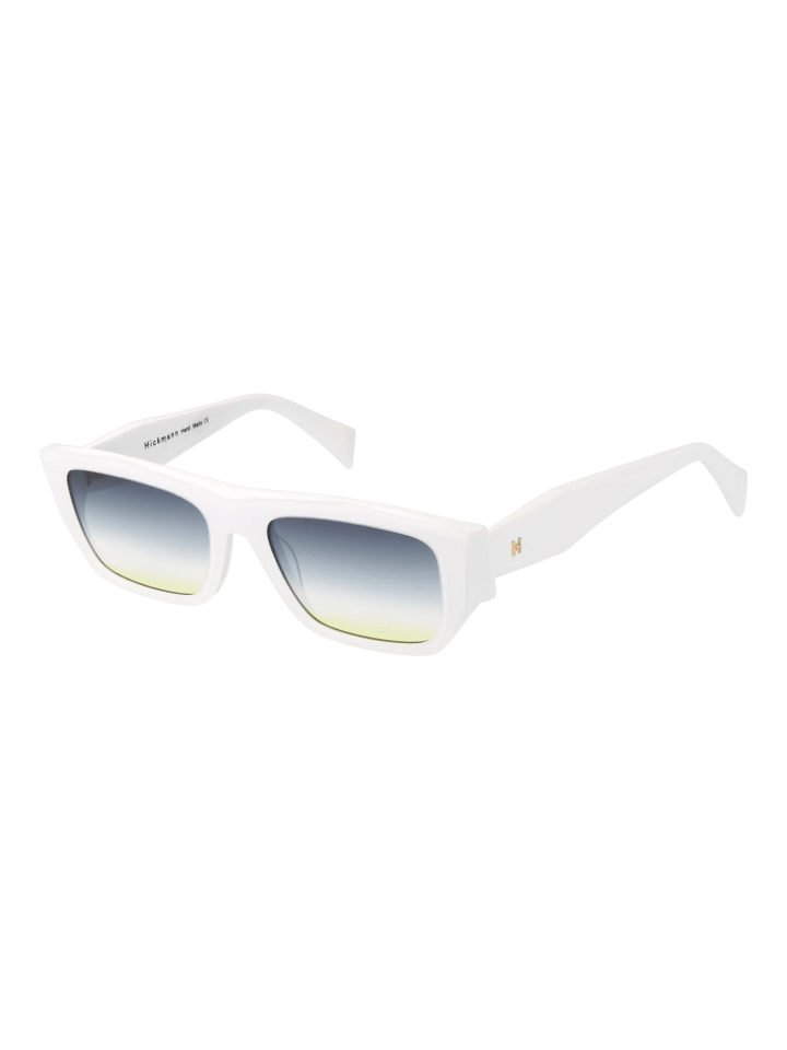 Frauen Sonnenbrille Rechtwinklig Weiß