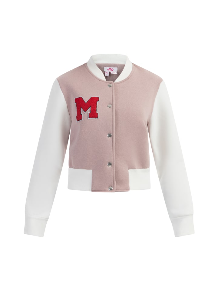 Damen Collegejacke in Altrosa