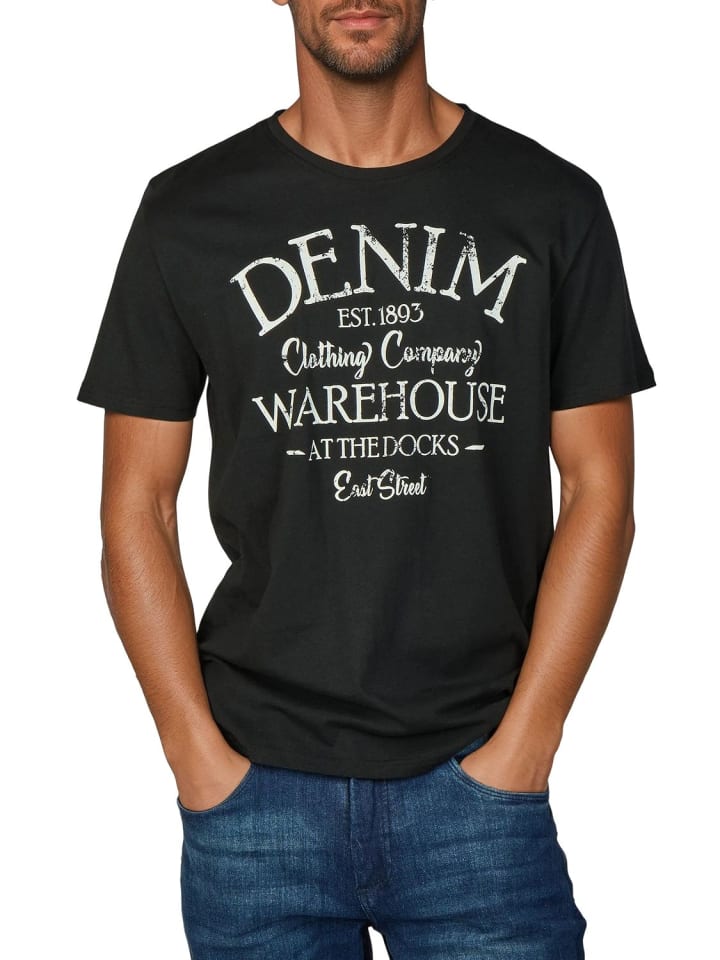 T-Shirt RIVLeon in Schwarz