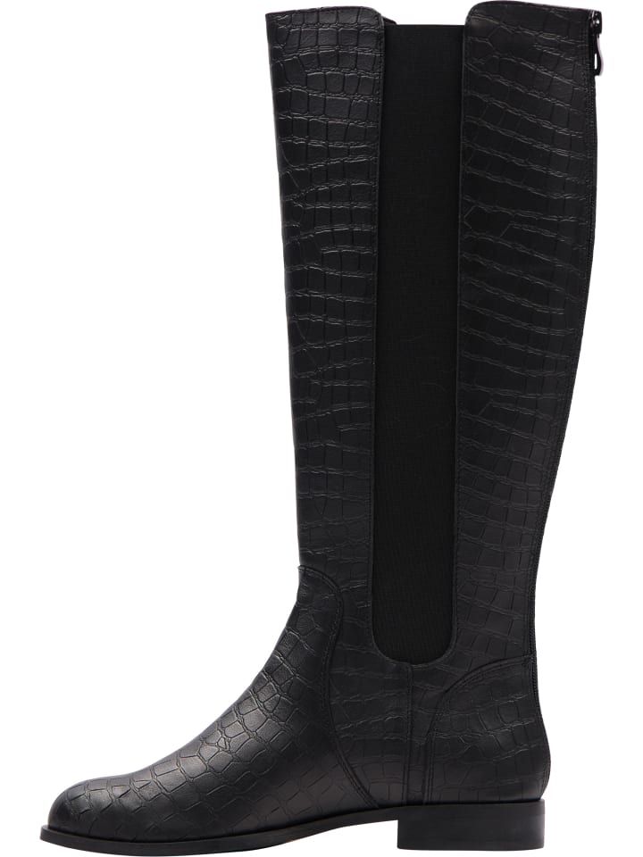 Damen Schuhe in Schwarz Krokodil
