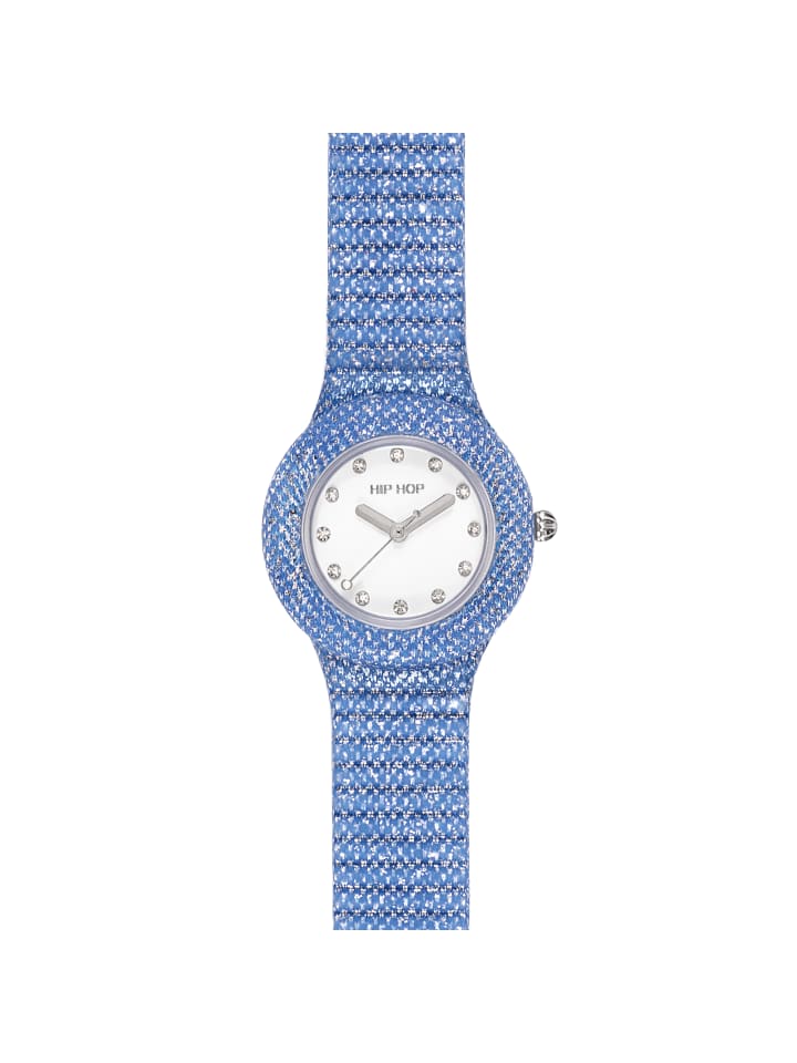 Analoguhr shimmer crush weiss