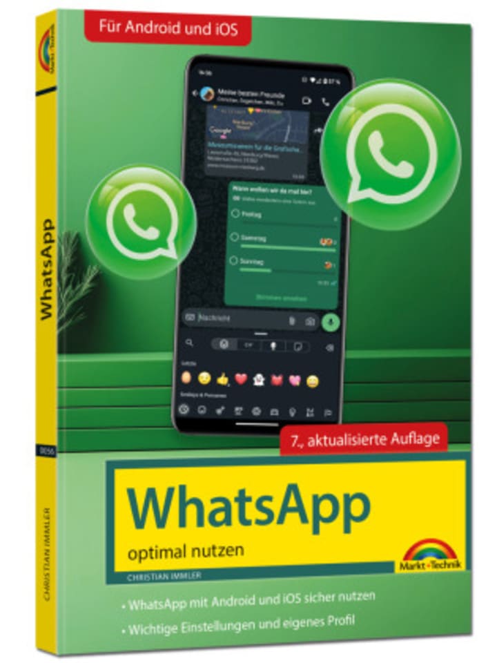Buch - WhatsApp - optimal nutzen - 7. Auflage - neueste Version 2025, auch alle
