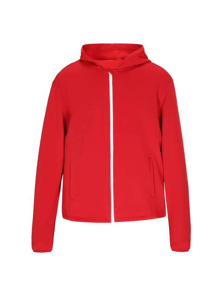 Herren Jacke in Rot Weiss