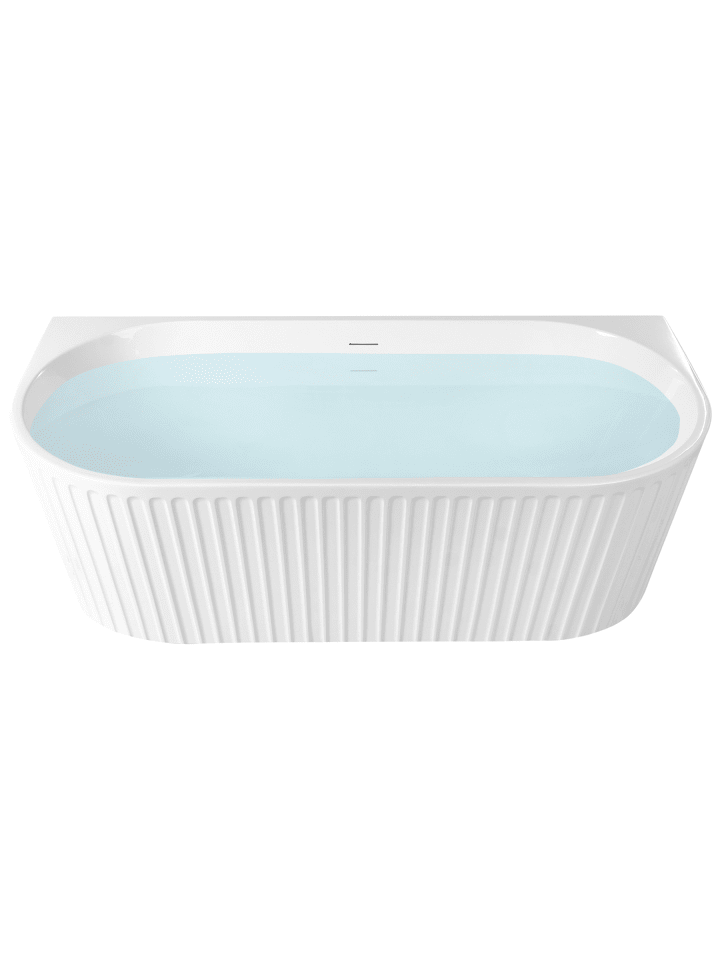 2-tlg Badewanne SERENA in Weiß symmetrisch