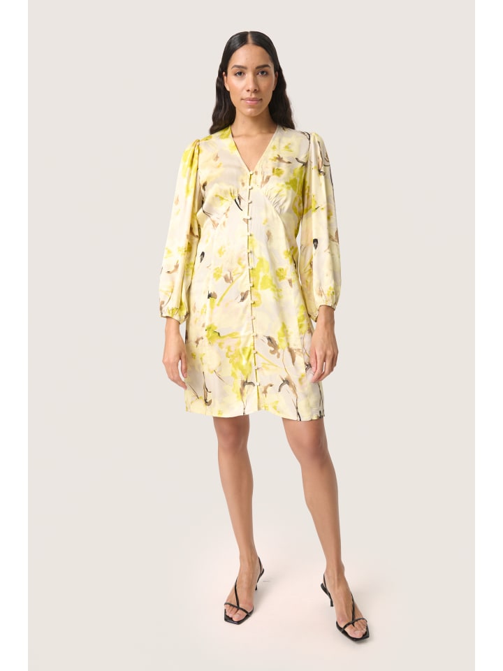 Kleid SLBecca Gerade Passform in French Vanilla Floral Print