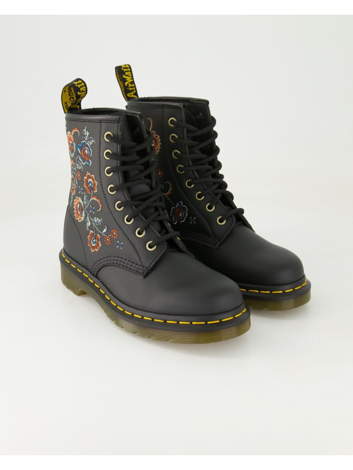 Schnürstiefeletten in Schwarz