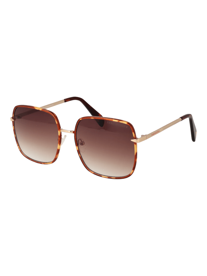 Frauen Sonnenbrille Quadratisch Braun