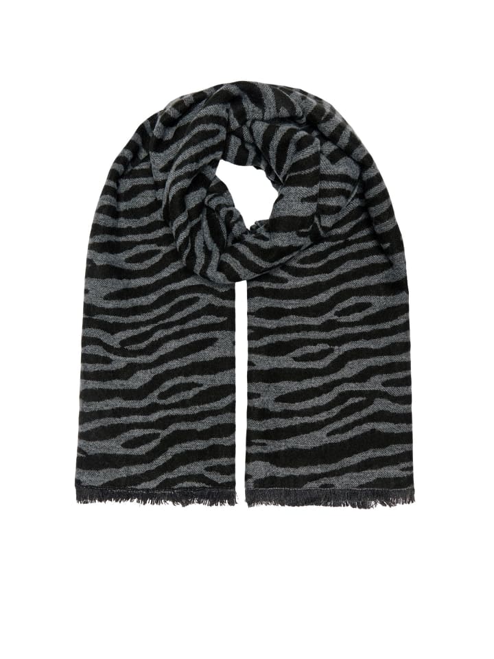 Schal in Medium Grey Melange