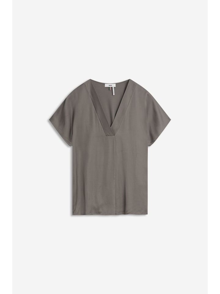 CIVANE Shirt Top in Taupe