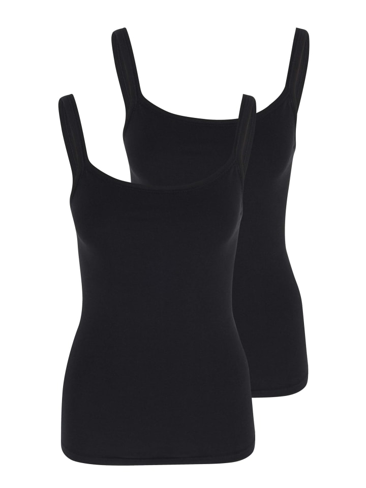 Unterhemd / Top bio.cotton Plus in Schwarz