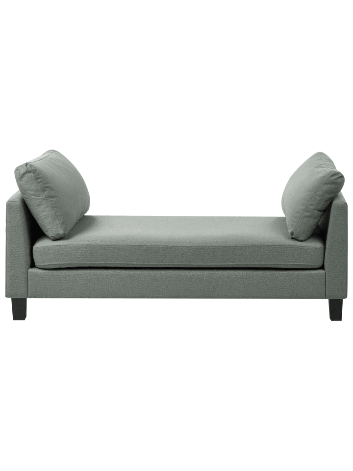 Chaiselongue ARCHIANE in Grün/Schwarz - (W) 170 x (H) 60 x (L) 85 cm