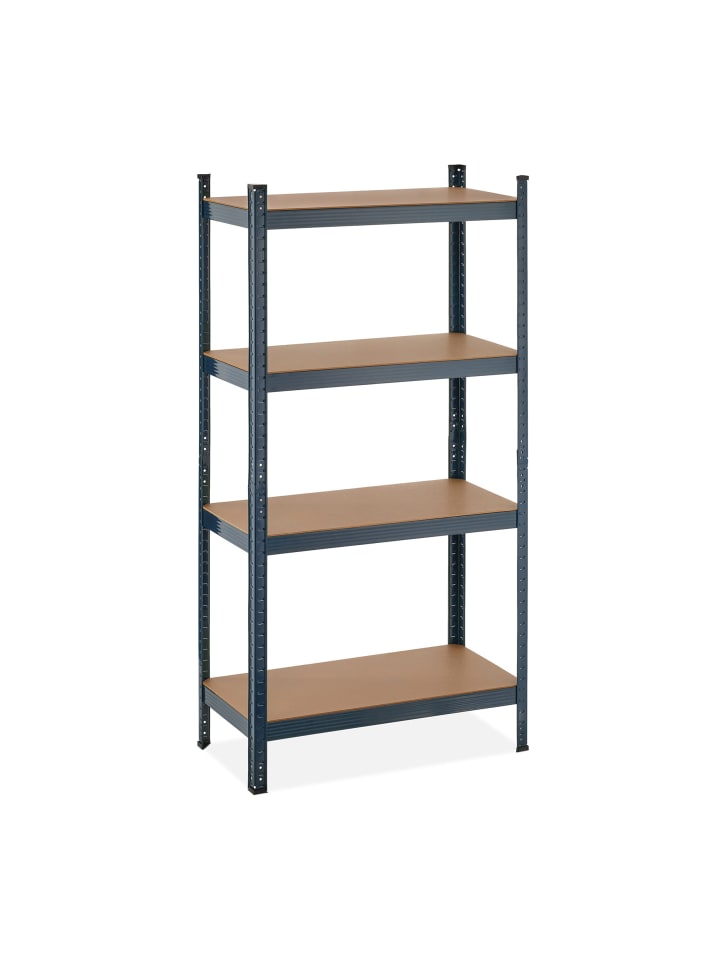Schwerlastregal in Anthrazit - (B)80 x (H)156 x (T)40 cm
