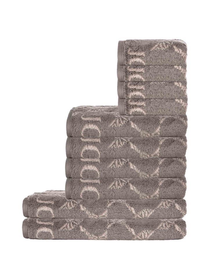Handtuch 10er Pack in Braun